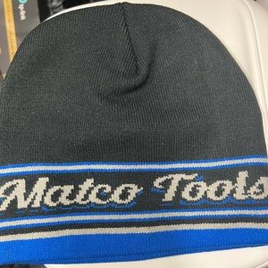 Brand New - Matco Tools Knitted Beanie Black, Blue & Grey